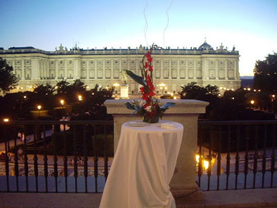 view of the royal palace from opera